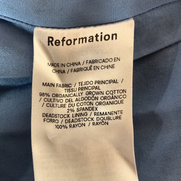 Reformation Women's Sleeveless Stormi Sweetheart Neckline Midi Dress Size 8 NWT - Picture 11 of 13